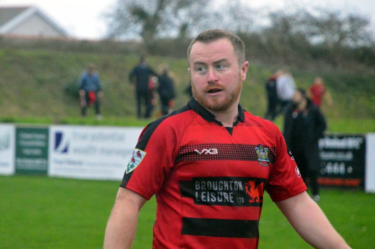 Action from the Tenby United game v Milford Haven