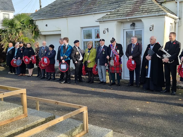 Liskeard RBL Remembrance celebrations
