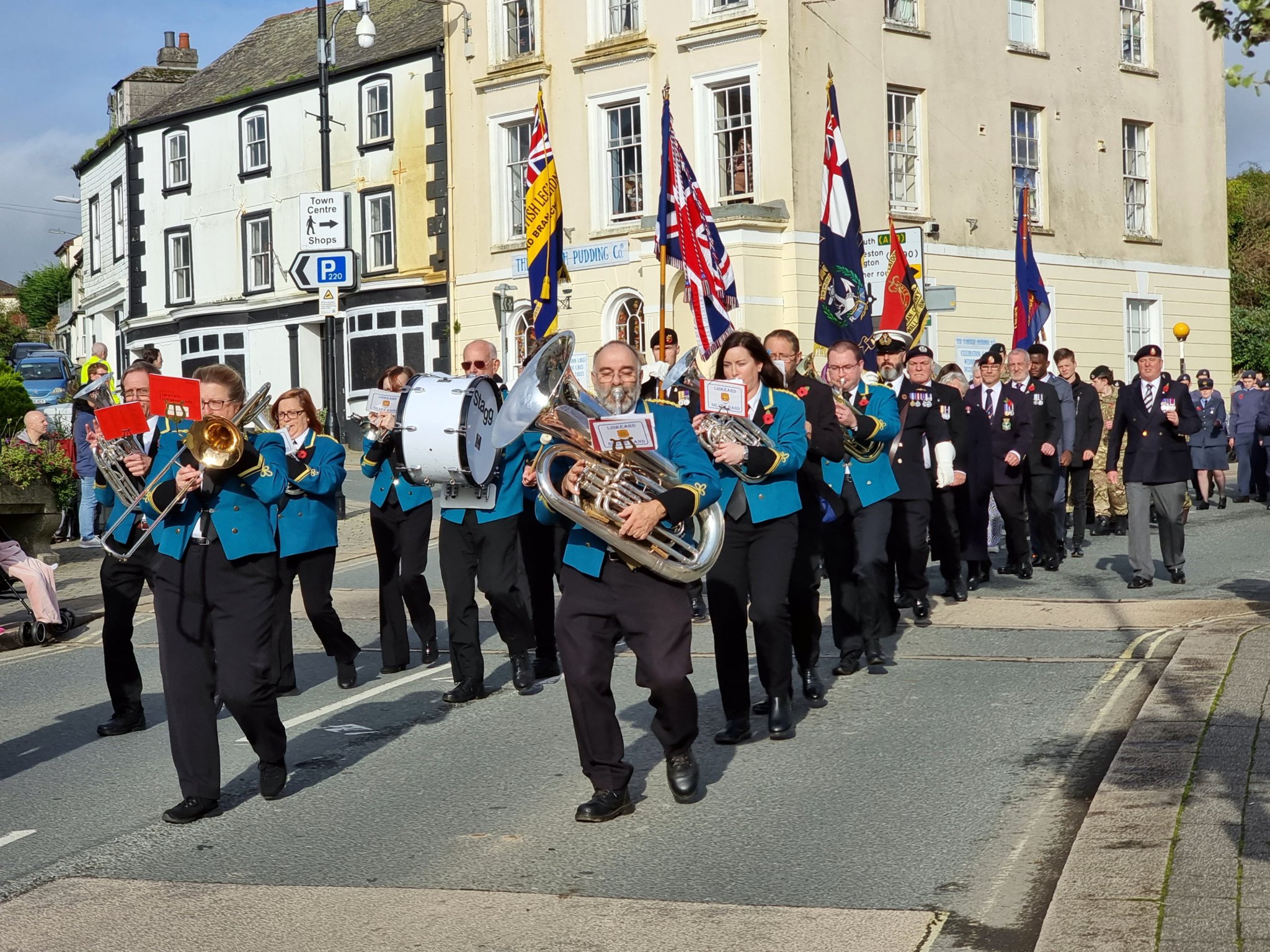 Liskeard RBL Remembrance celebrations