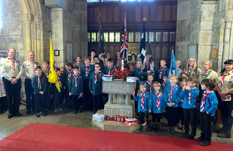 Lt. Cdr. Penelope Thompson addressing the pupils of Upton Cross Ace Academy following the wreath laying