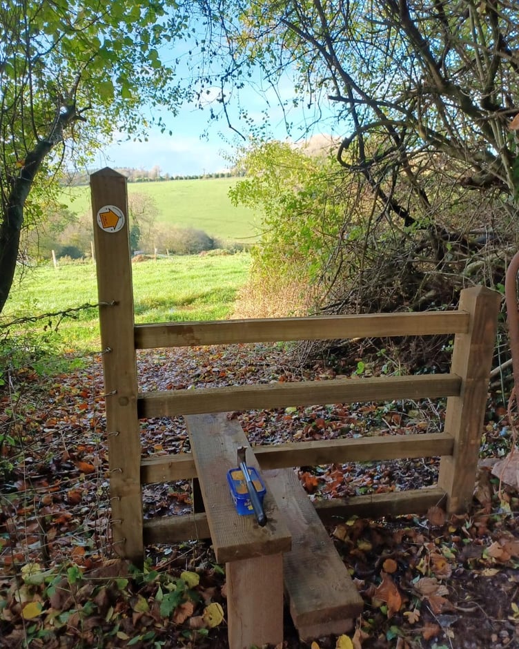 A newly installed stall near Pingry Lane