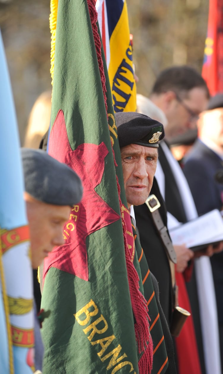MDA131122F_SP002 Photo: Steve Pope
Remembrance Sunday, Newton Abbot. Service and wreath laying at the war memorial.