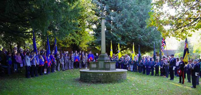 Remembrance service, St Mary’s Church, Bramshott, November 13th 2022.
