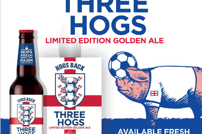 Hogs Back Brewery has brought back its limited edition Three Hogs golden ale for the 2022 Qatar World Cup