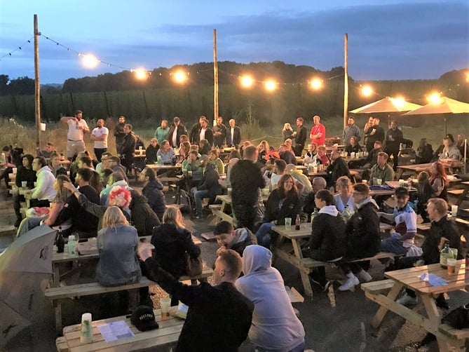 Screenings of England’s games at Hogs Back Brewery’s Tap Bar proved hugely popular during the 2021 European Championships