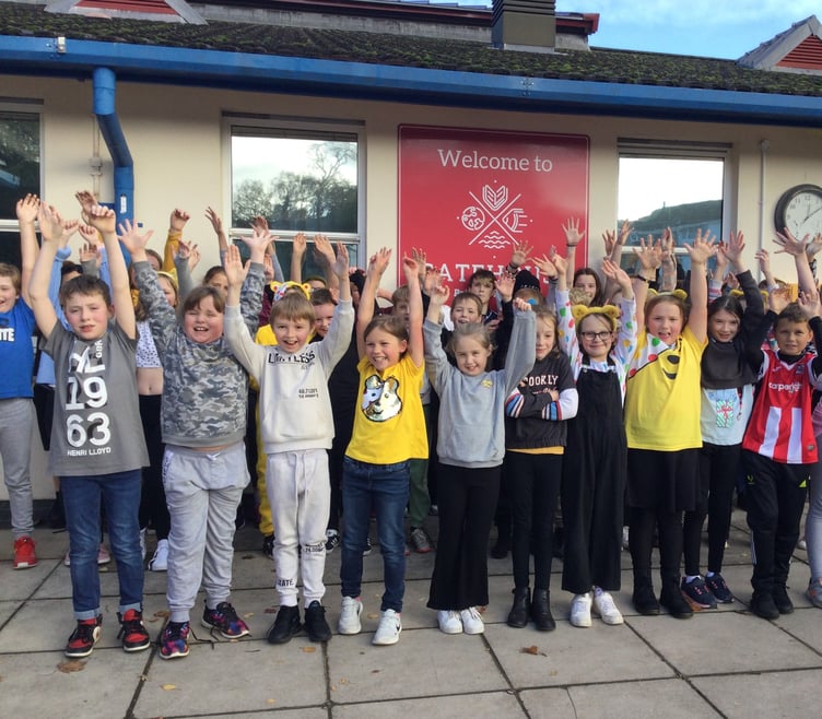 AN incredible £3,406 has been raised by the Children in Need fundraising at Gatehouse Primary Academy in Dawlish, ‘smashing' their previous best. Picture: Gatehouse Primary Academy