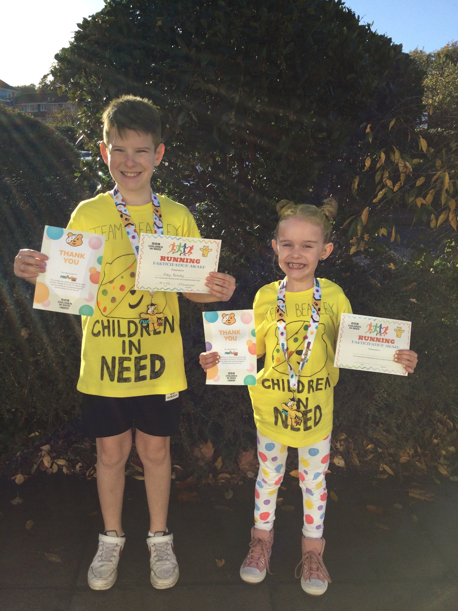 AN incredible £3,406 has been raised by the Children in Need fundraising at Gatehouse Primary Academy in Dawlish, ‘smashing’ their previous best. Picture: Gatehouse Primary Academy
