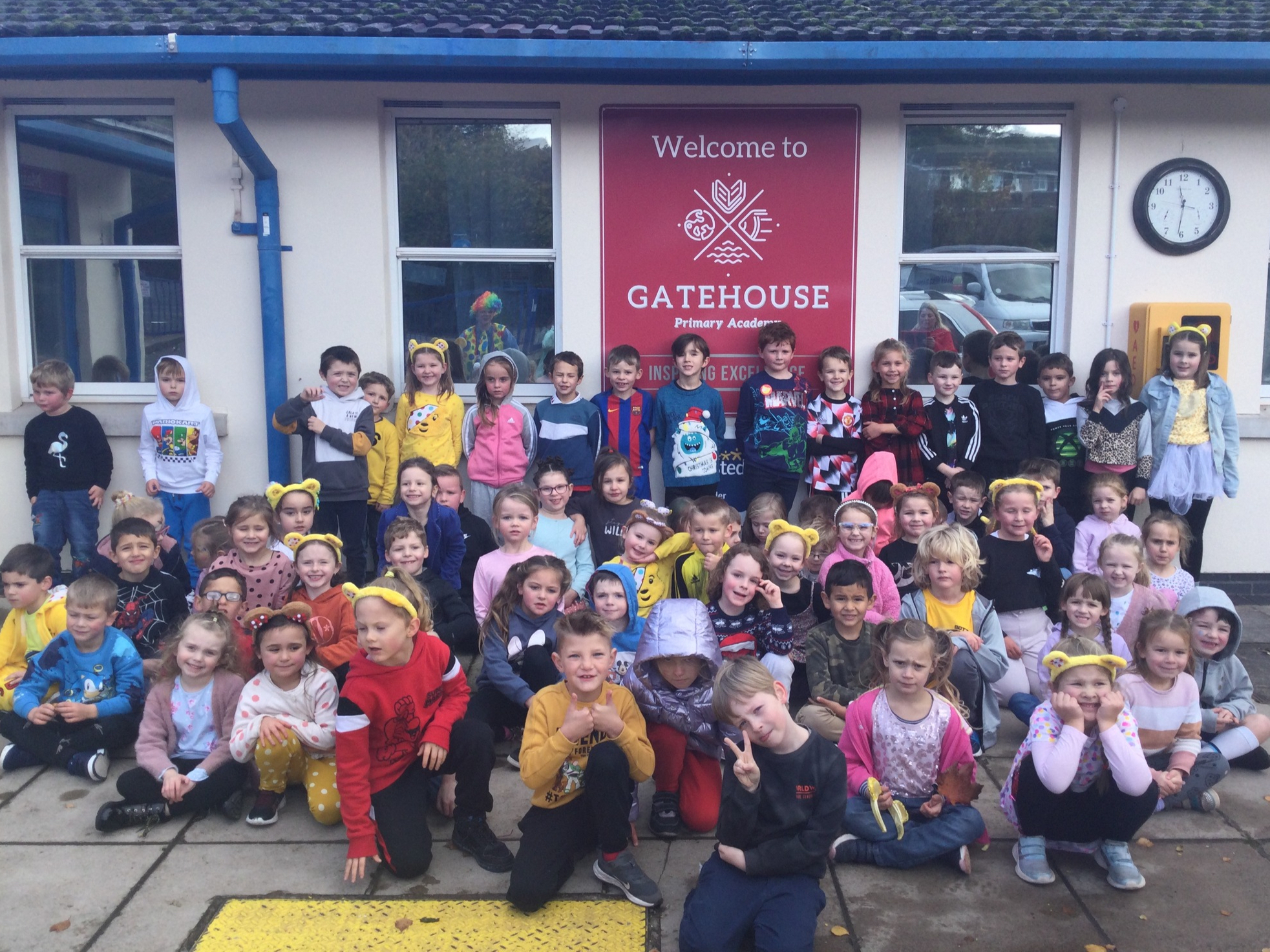 AN incredible £3,406 has been raised by the Children in Need fundraising at Gatehouse Primary Academy in Dawlish, ‘smashing’ their previous best. Picture: Gatehouse Primary Academy