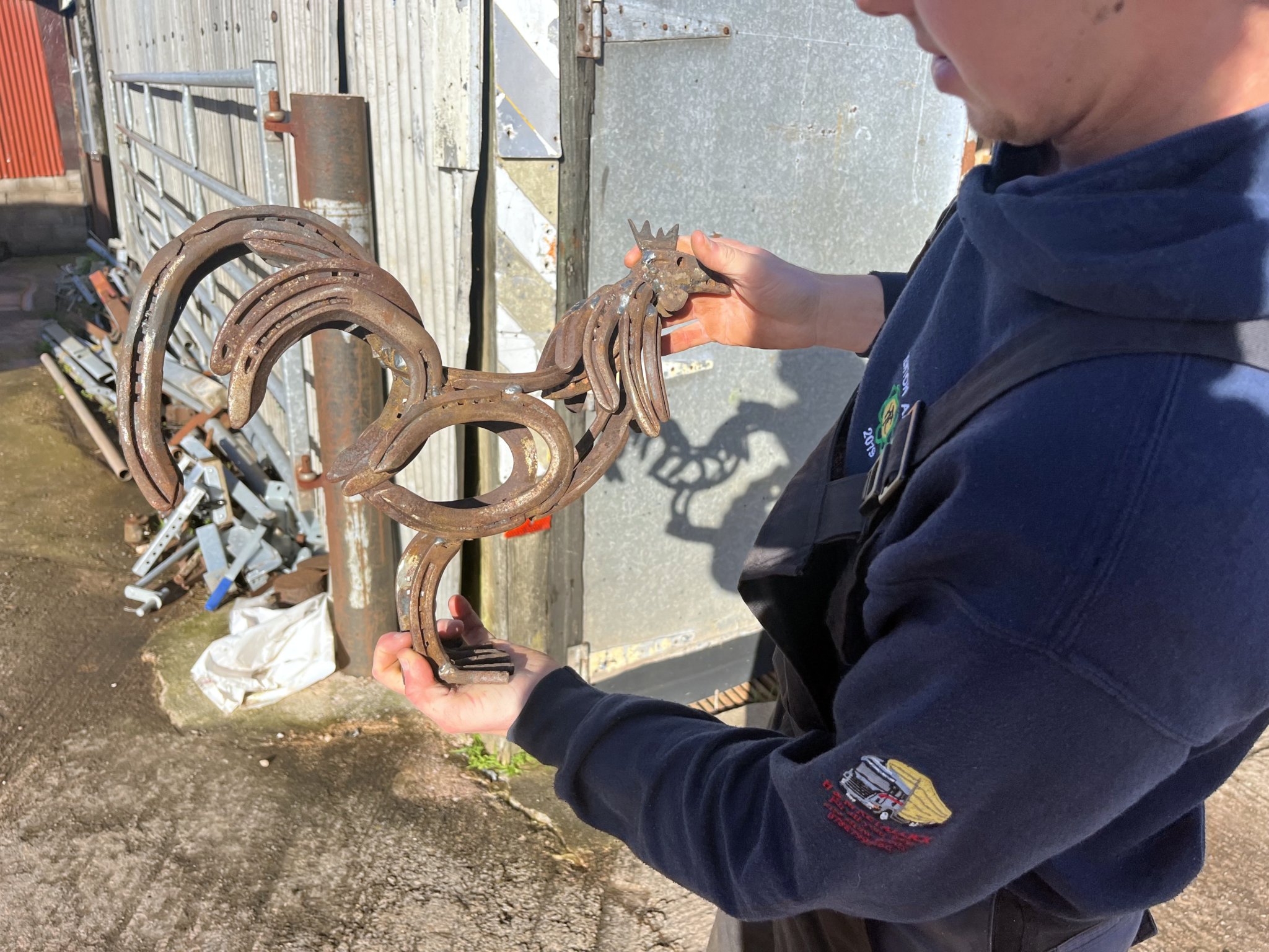 Art studio on the farm for Young Farmer Josh Quant.
Pictures: Julian Barnes
