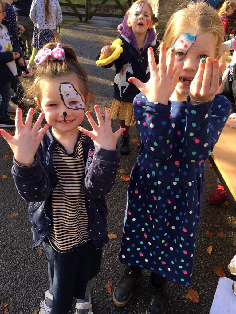 Children in Need celebrations at Upton Cross primary school