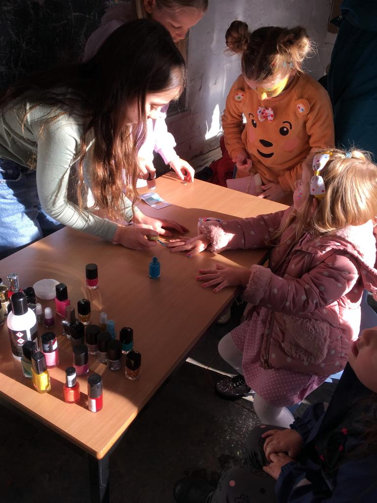 Children in Need celebrations at Upton Cross primary school