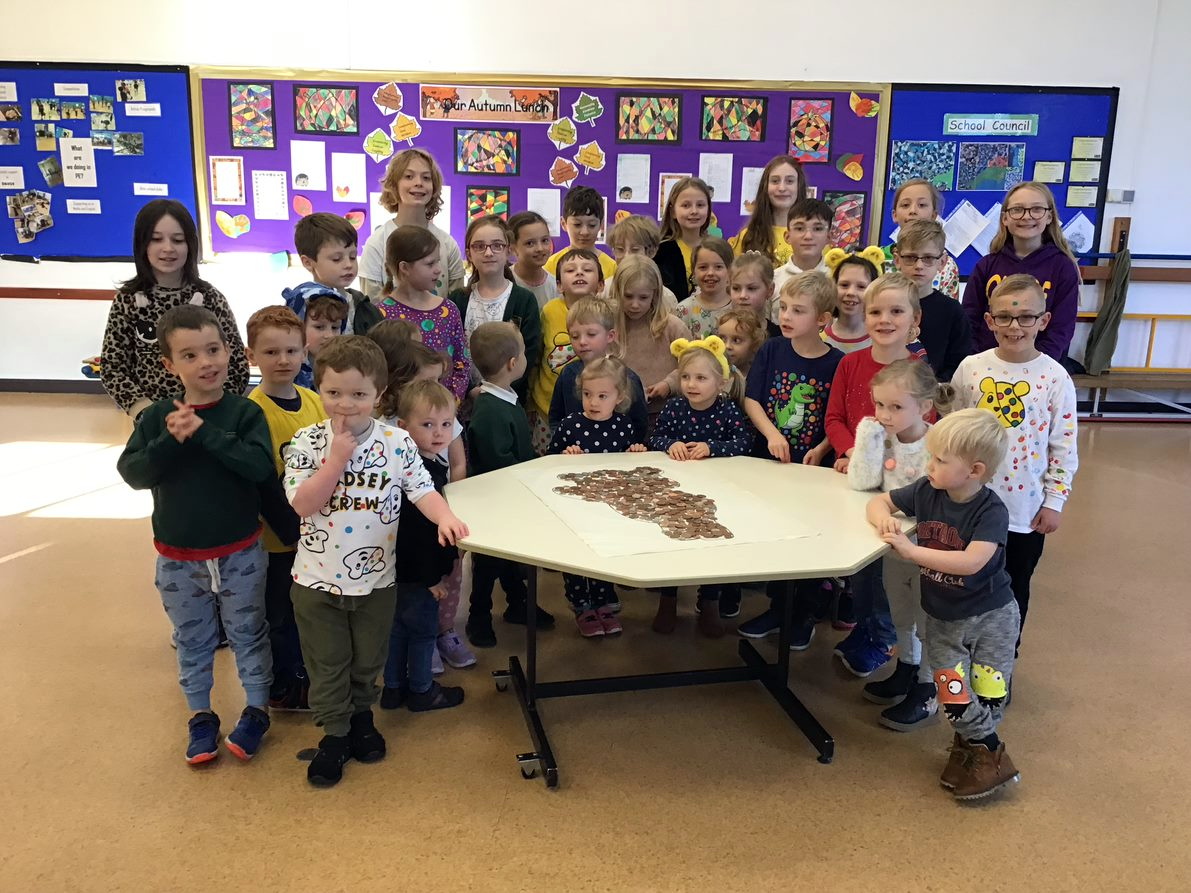 Children in Need at Trewidland primary