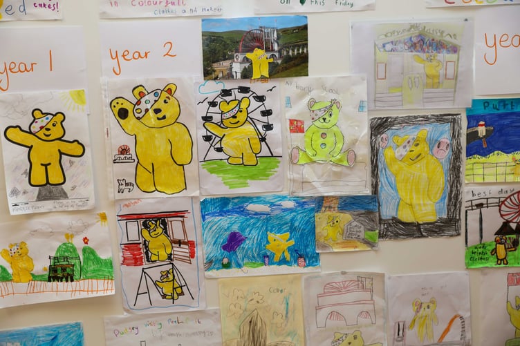 Art projects for Children in Need. Photo by Callum Staley (CJS Photography)