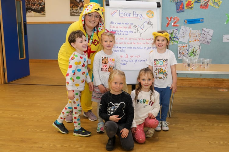 Bear Pong at Henry Bloom Noble Primary School for Children in Need. Photo by Callum Staley (CJS Photography)