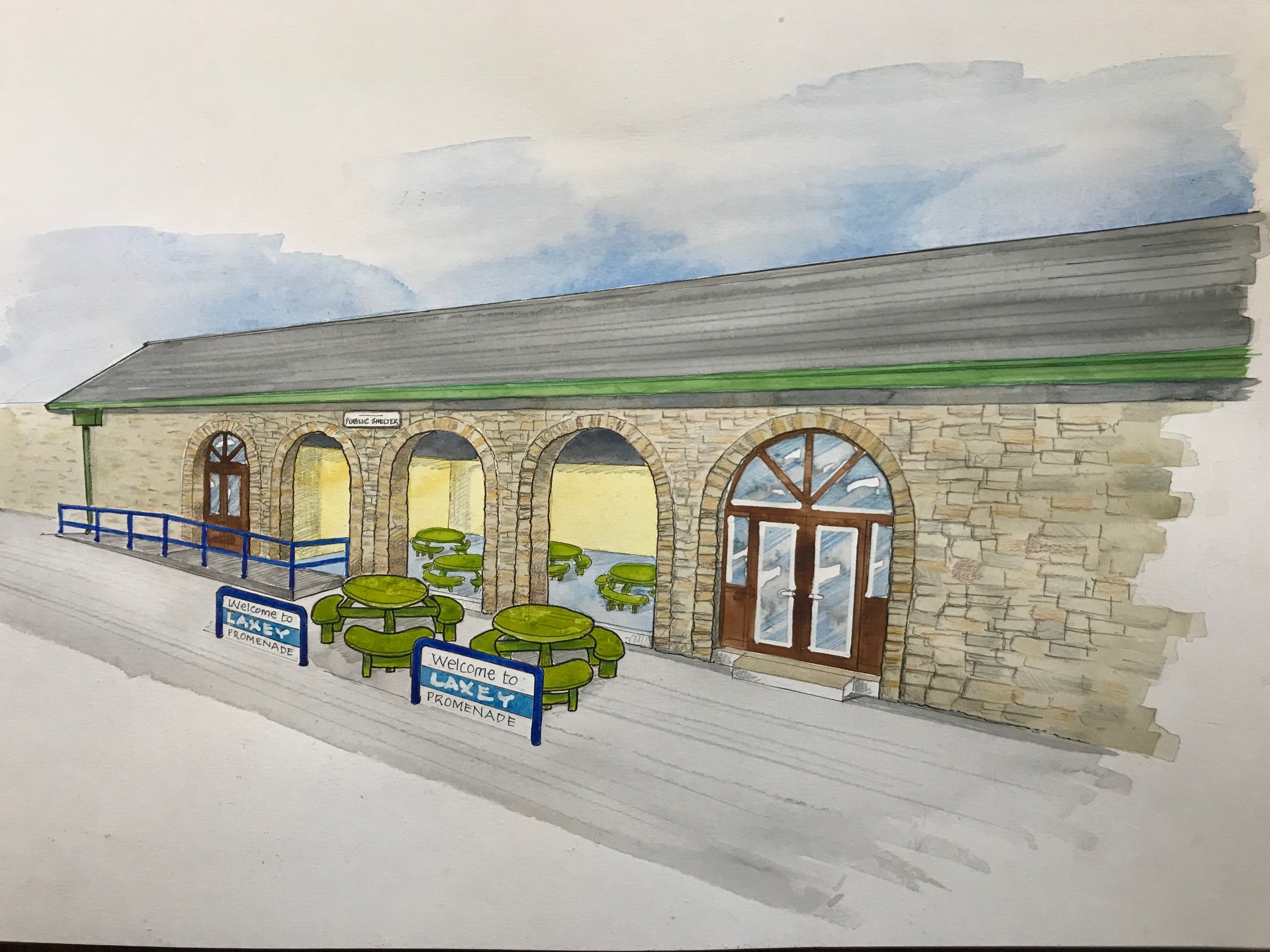The Laxey shelter plan