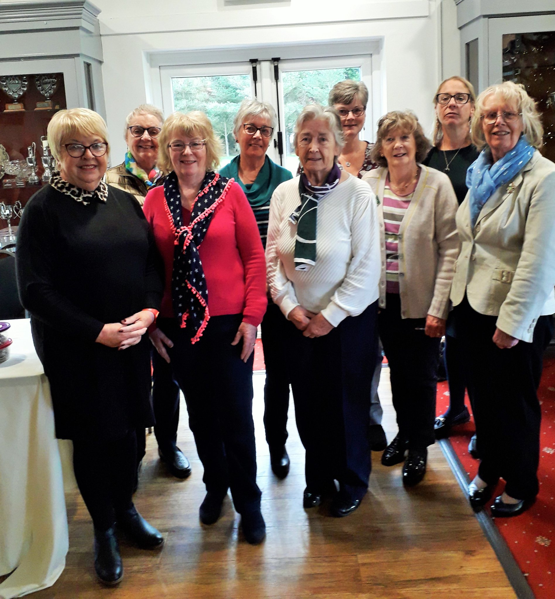 Some of the trustees and committee of Peel Charity Shop