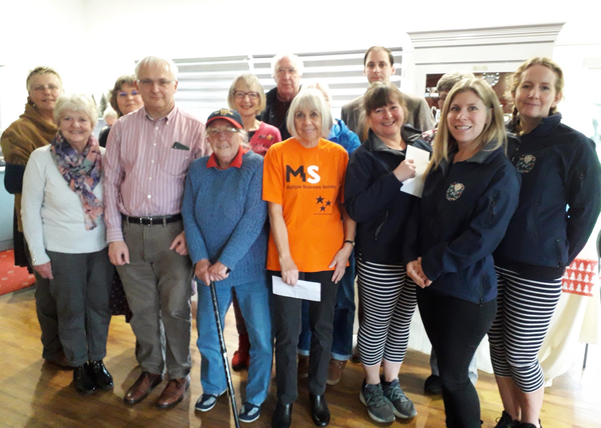 representatives from the various charities.