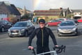 Mark braves the elements for 50-mile charity cycle