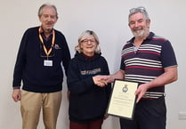 Certificate, award and a boost for the RNLI