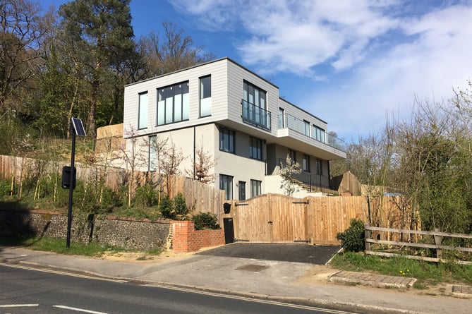 17 Frensham Road: Not as ‘nestled into the hillside’ as was promised...
