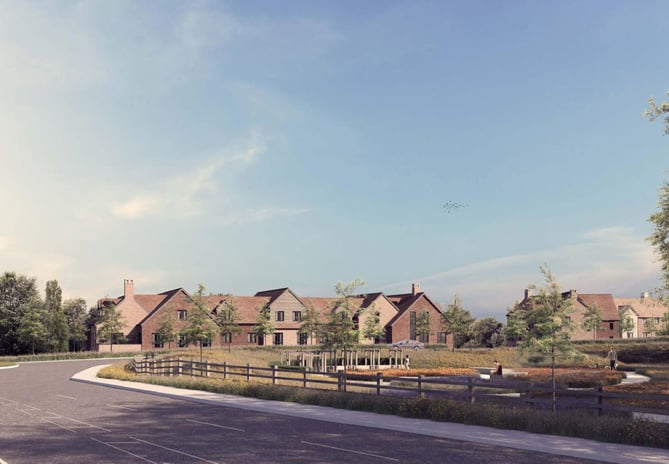 Proposed Highwood Homes care home near Chawton, November 2022.
