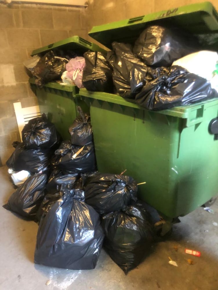 Douglas' bins are ow collected every two weeks rather than every week