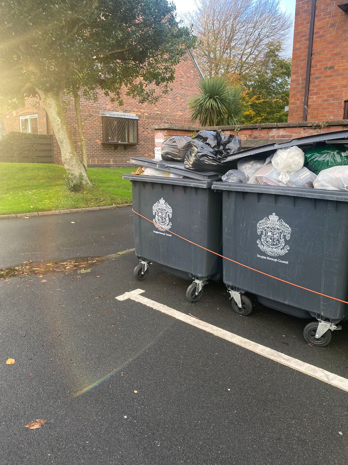 Douglas bins continue to overflow with rubbish