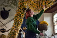 Garland goes on show for festive season