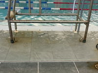 Rust problems at Alton Sports Centre swimming pool