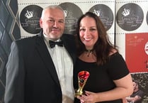 Top florist accolade for Shelley at Best of Welsh Weddings Awards
