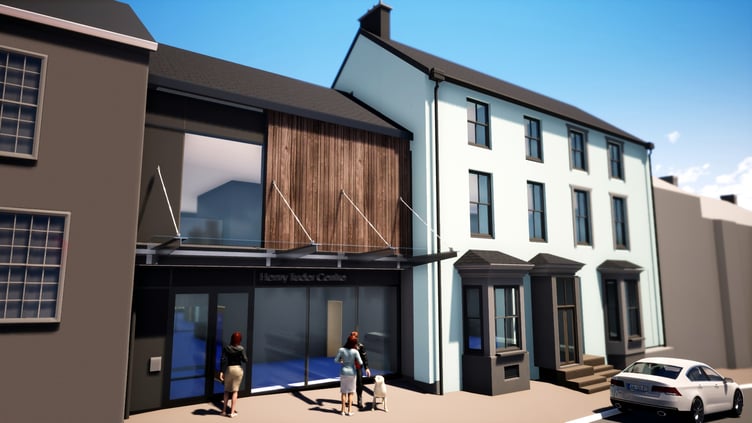 Artist's impression of the South Quay development, Pembroke