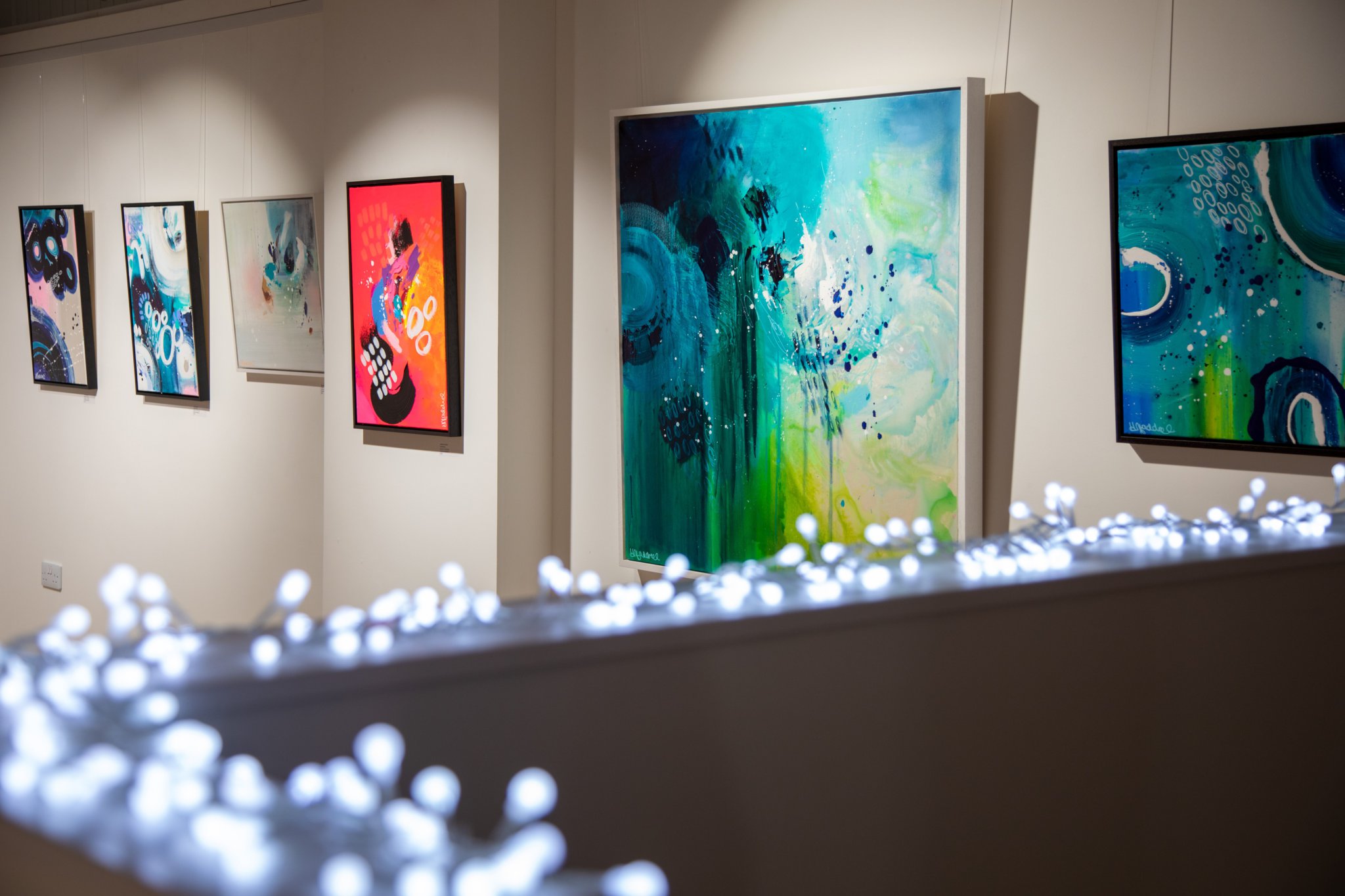 Heather Maddrell's solo exhibition, Dorrin (storm), at Isle Contemporary in Peel (Photo: Dave Bell @dkphotographyiom)