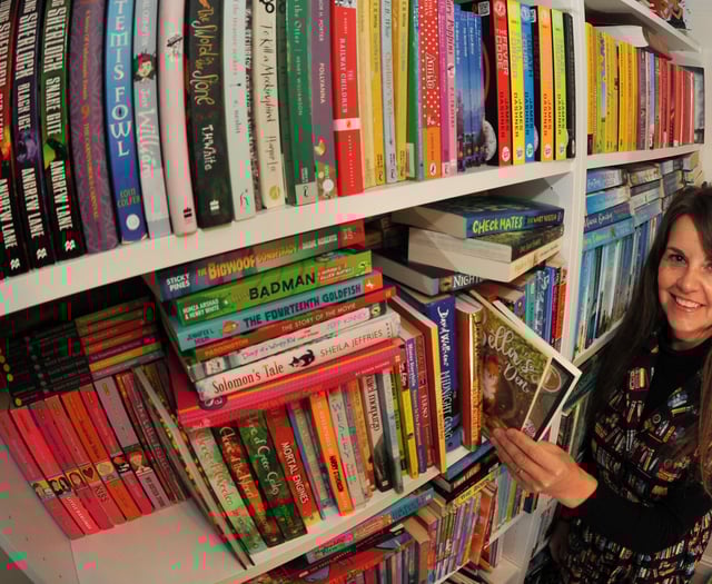Librarian Linda’s spreading the word