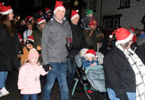 Festive cheer at Coleford Christmas Lights Switch On