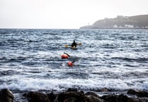 Swimming in sea to raise cash