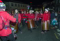 Town filled with festive music
