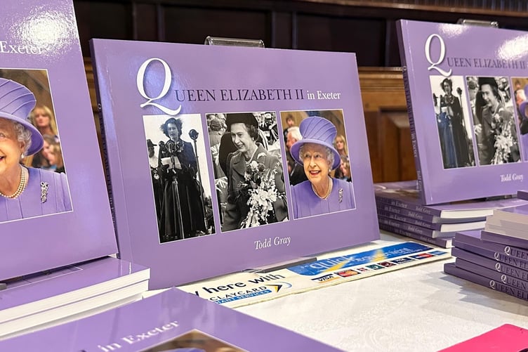 A display of some of the new books.