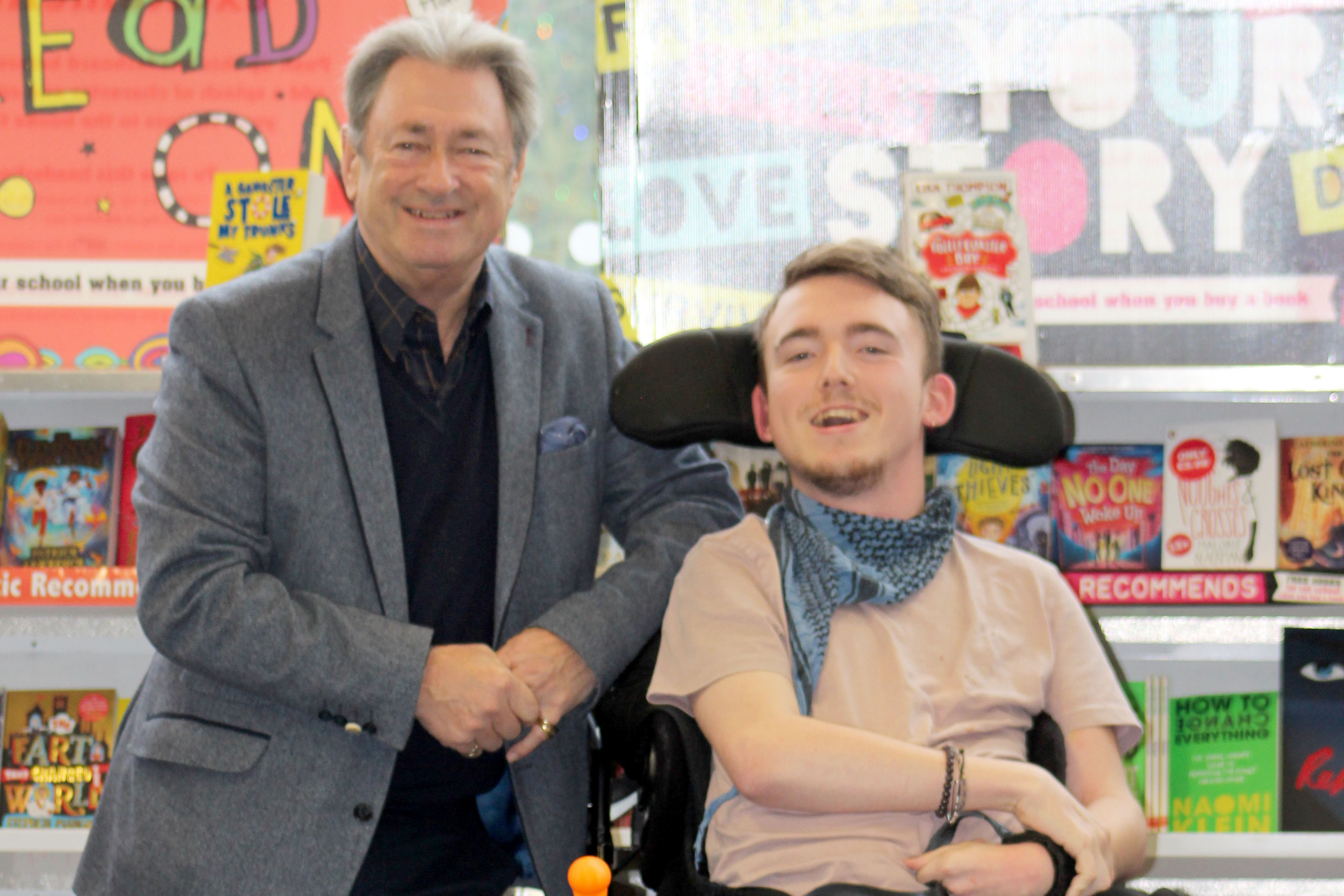 <p>Alan Titchmarsh made a Giving Tuesday speech at Treloar’s</p>