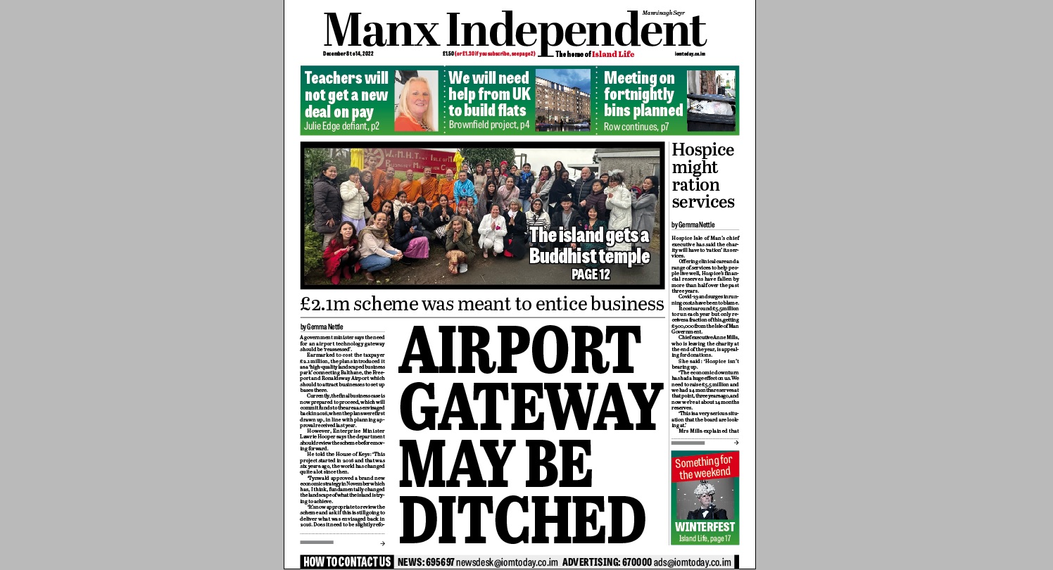Manx Independent, December 8, 2022