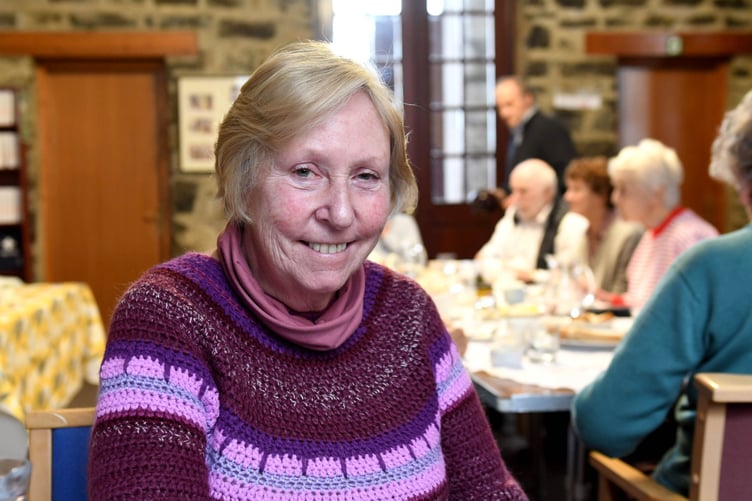 Warm spaces initiative Castletown at St Mary’s on the Harbour church, Castletown - pictured is volunteer (and retired archdeacon) Sue Watterson