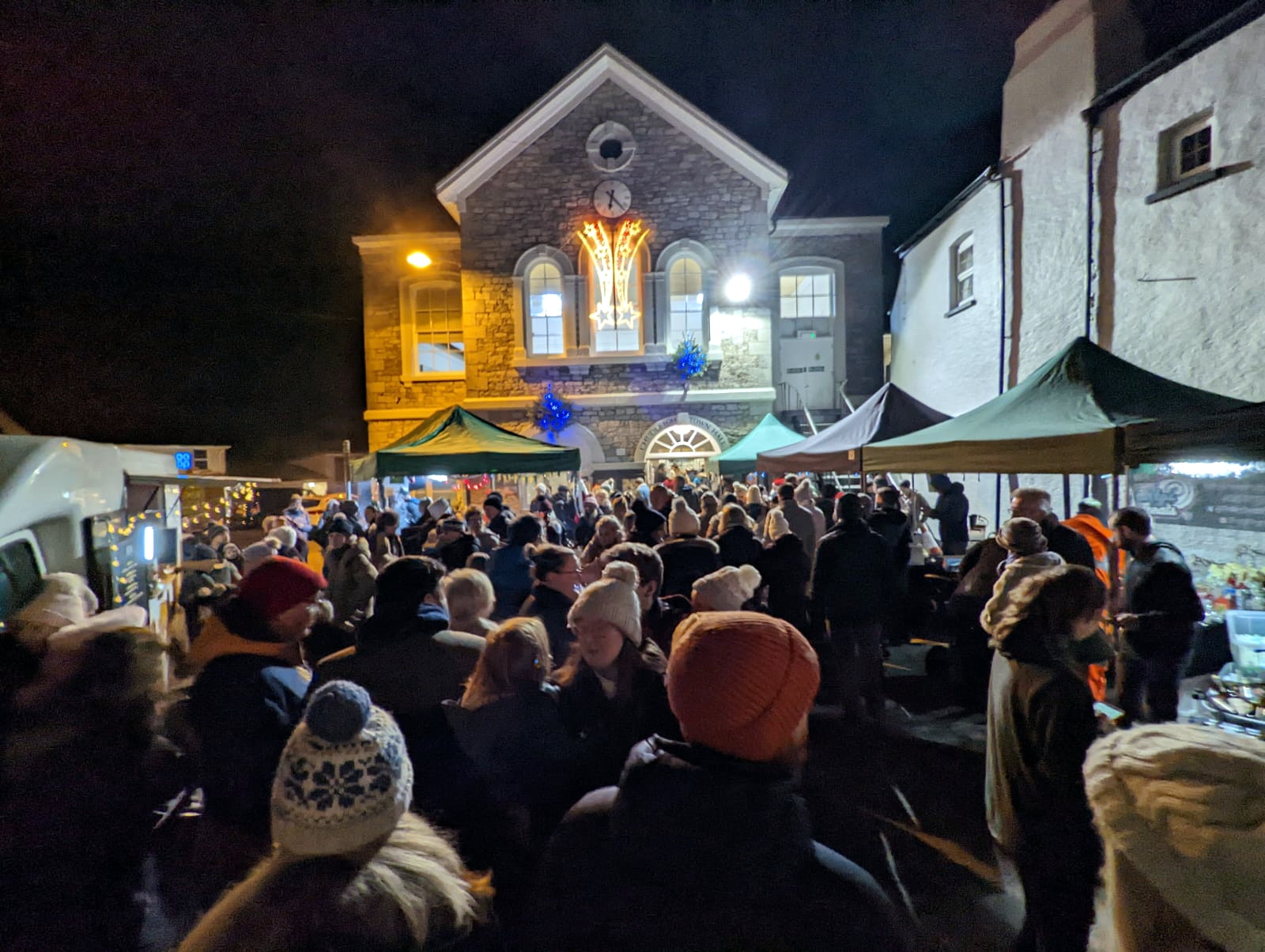Comperes Gina and Ali at the annual Late Night Shopping and Christmas Lights turn on. Picture: Douglas Neely