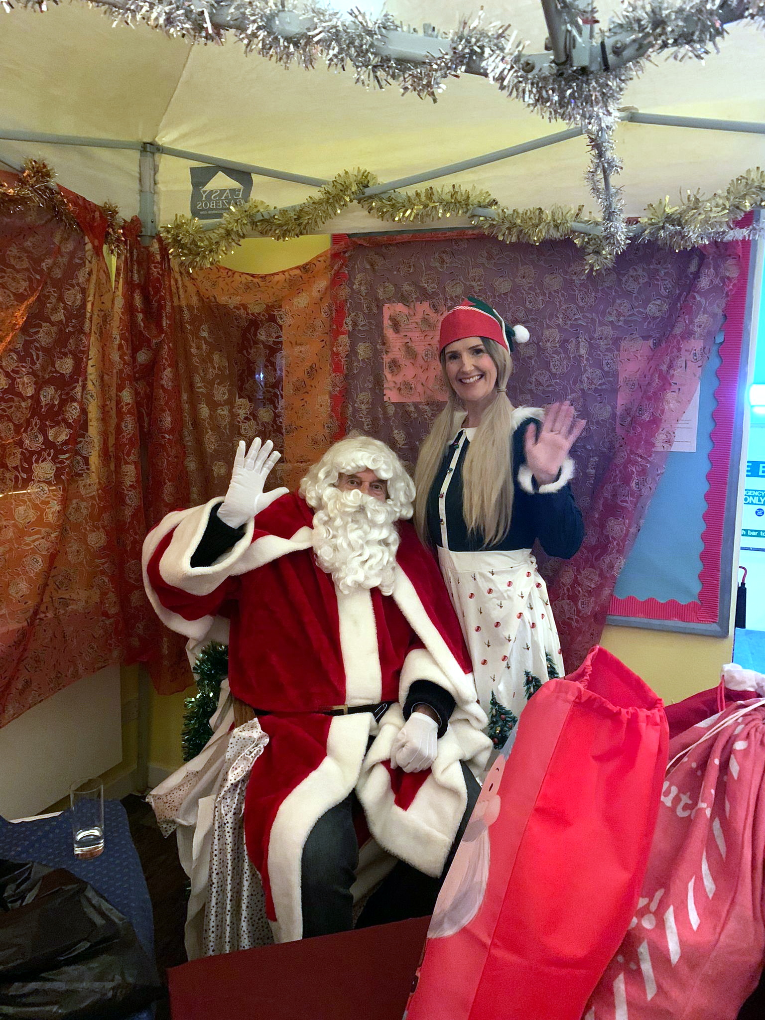 A wave from Santa at the annual Late Night Shopping and Christmas Lights turn on.
Picture: Douglas Neely (Dec 2022)
