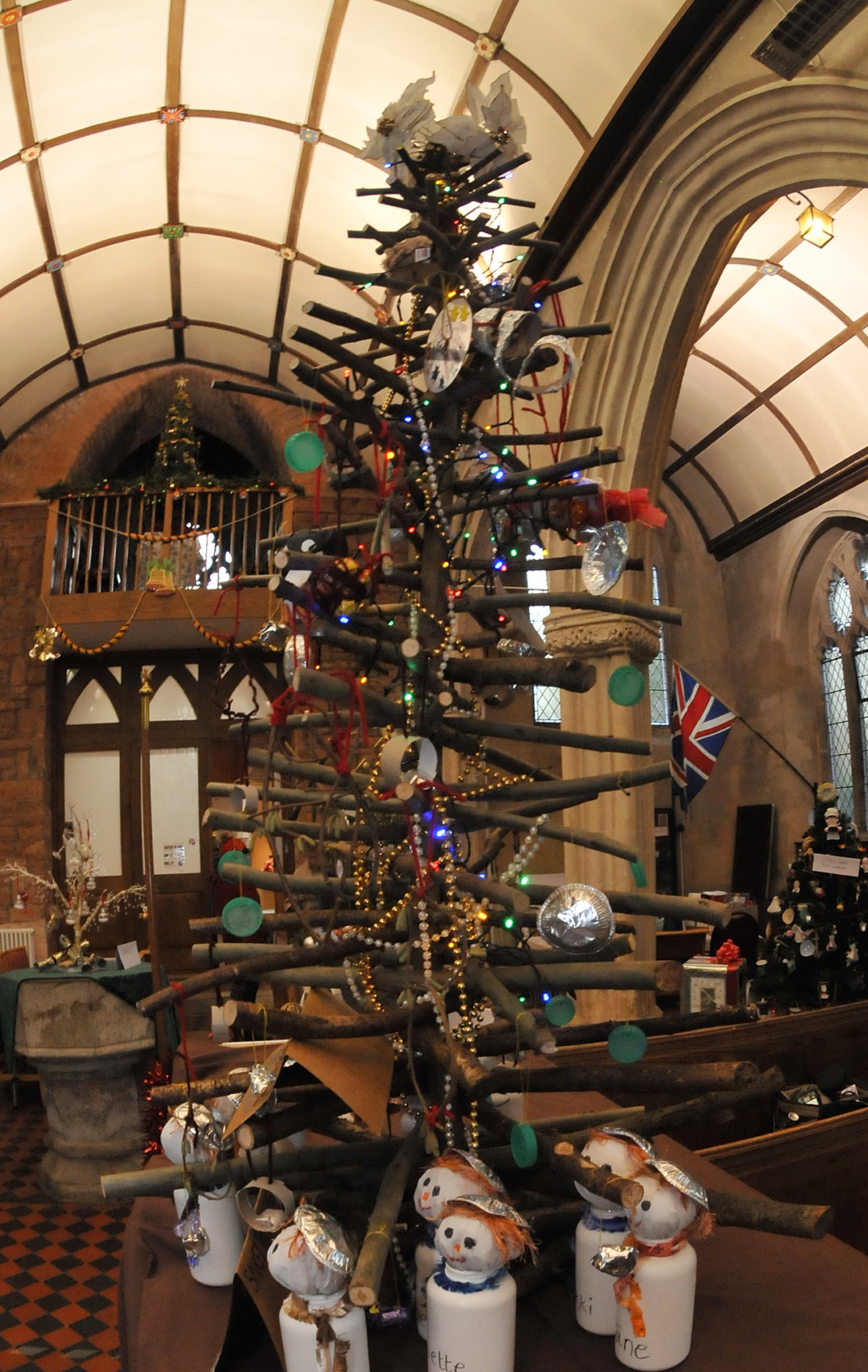 Photo: Steve Pope MDA071222D_SP005
Christmas tree festival at St Mary's Church, Kingskerswell