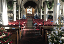 Christmas tree festival at church delights visitors