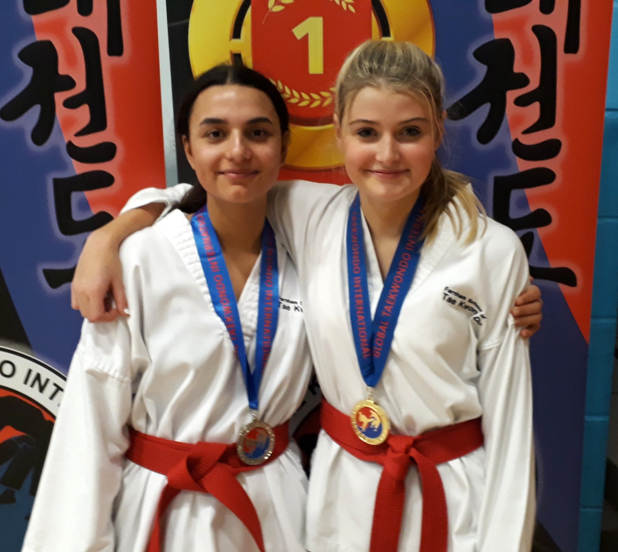 Lulu Oram-Tooley and Eden Walker met in a keenly-contested final