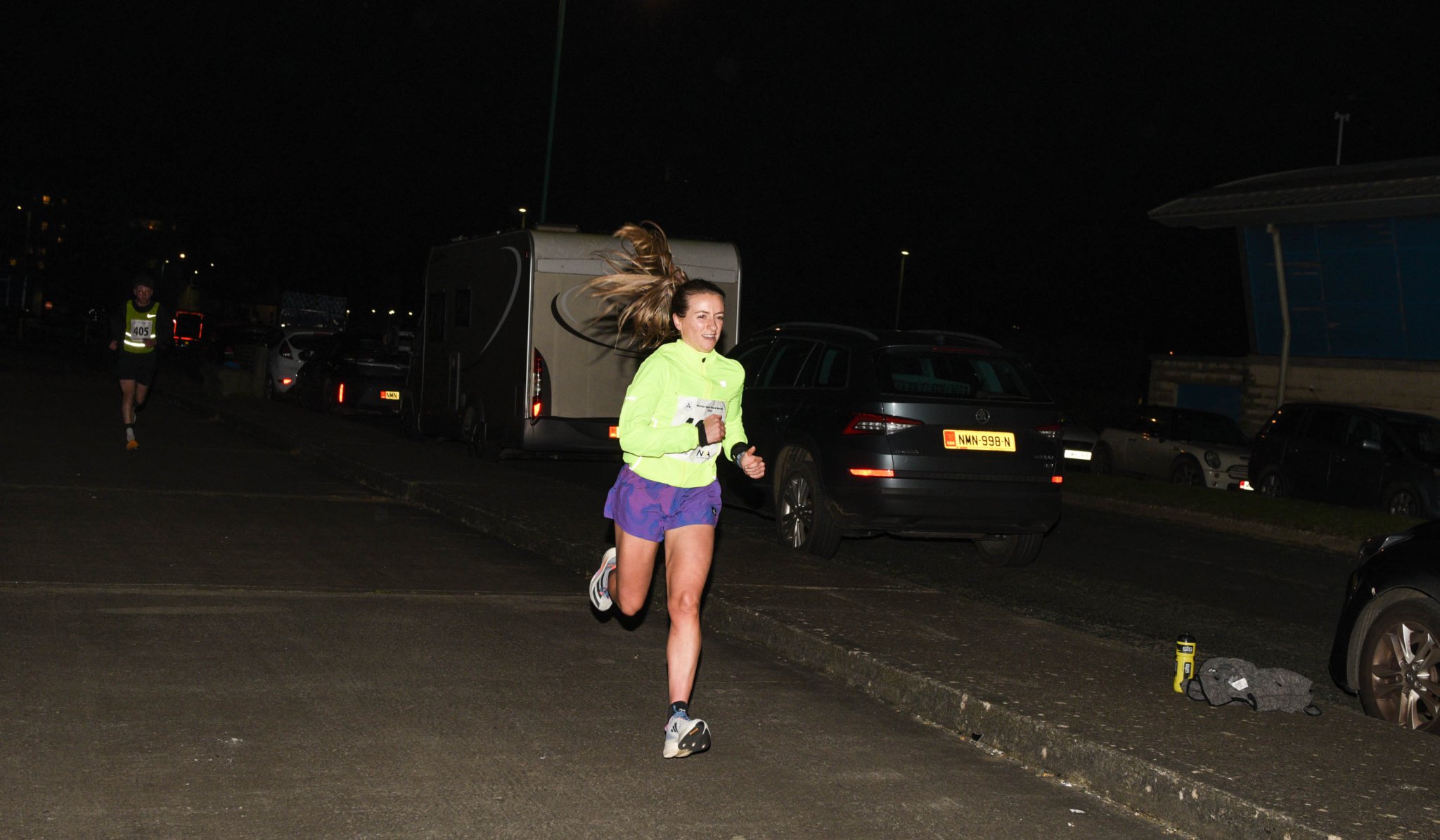 Jess Bryan, three laps winner Northern AC winter series 2022