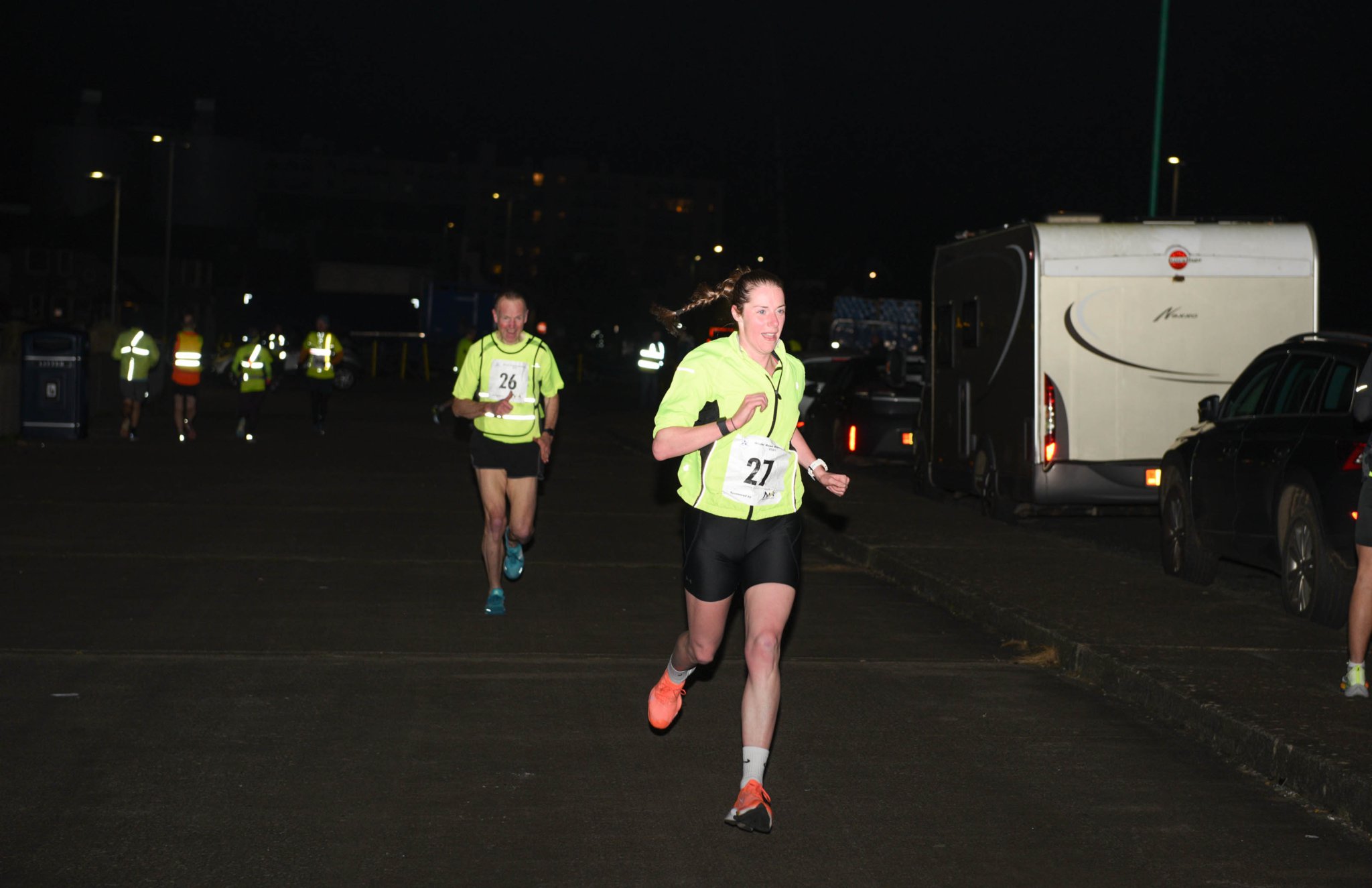 Becky Watterson improved on her opening round time by 10 seconds to finish a mere one second ahead of hard-chasing Neil Vondy at the finish (Photo: Philip Crowe)