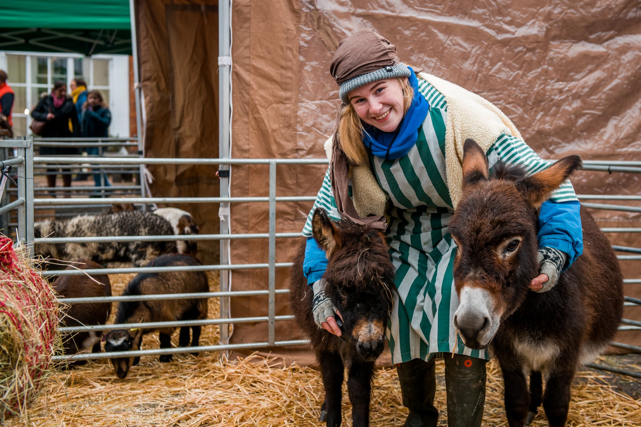 A live nativity as one of many highlights for children