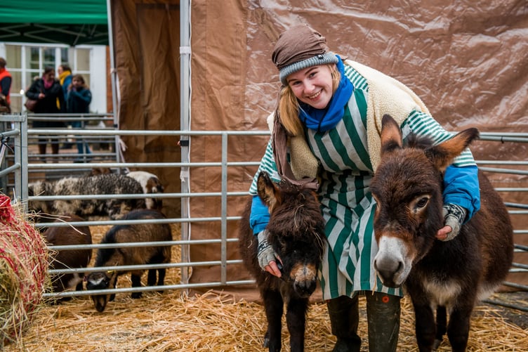 A live nativity as one of many highlights for children