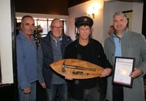 Four Crediton firefighters thanked for 93 years’ service to community
